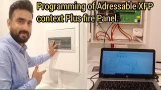 How to Program XFP C Tech Adressable Fire alarm panel  Software XFP context plus [upl. by Benzel]