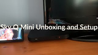 Sky Q Mini Unboxing And Setup in New Year  Nate Son [upl. by Adnertal440]