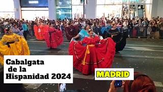 Cabalgata de la Hispanidad 2024 EN MADRID [upl. by Churchill818]