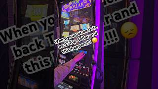 When you get Back to Back Top Dollar and this happens slots slot casino jackpot gambling [upl. by Ahsaeyt]