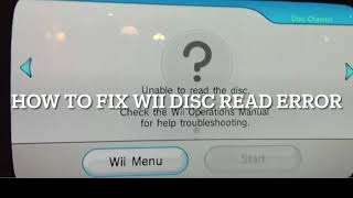 Nintendo Wii Disk Read Error QUICK FIX [upl. by Anotyad]