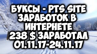 БУКСЫ PTC sites  статистика заработка в буксах 25112017Заработок 2017 [upl. by Ecinrahs]