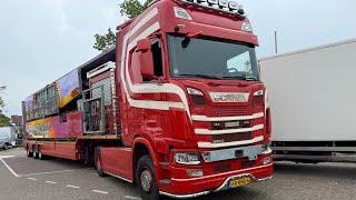 Kermis Zaandam 2024 Transport en opbouw [upl. by Atina]