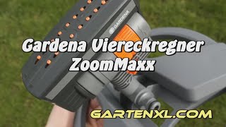 Gardena 812720 Viereckregner ZoomMaxx [upl. by Ennaear99]