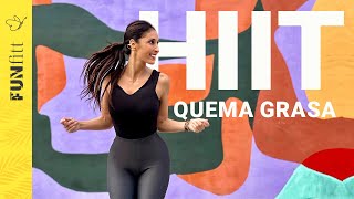 Cardio HIIT con cuerda imaginaria para quemar grasa [upl. by Daigle]