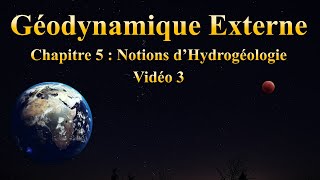 5 3 Géodynamique externe Hydrogéologie Caractéristiques physico chimique des aquifères [upl. by Barfuss]