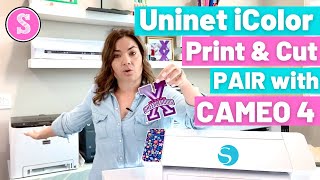 Print and Cut Uninet iColor 560 How to Take FULL Advantage of Your White Toner Printer [upl. by Hilario]