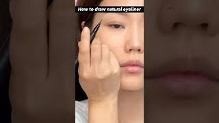 How to draw natural and easy eyeline [upl. by Timmi]