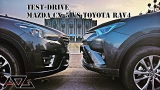 Mazda CX5 VS Toyota RAV4 часть 2 [upl. by Anitnemelc]