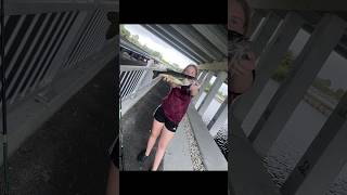 How big do you think it was fishing kidsfishing Bail3yandTheBoys bigbass palmbeach subscribe [upl. by Stearne]