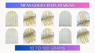 mens gold chain designs goldchains SHAGUNJEWELLERSMUMBAI [upl. by Aisel473]