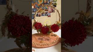 Engagement Ring Platter  Ring Ceremony Making  Process  Resin Art Hyderabad by Merakii India [upl. by Sedberry466]