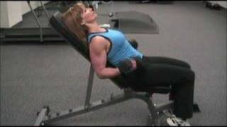 Bicep Exercises  The Incline Dumbbell Bicep Curl [upl. by Eelek]