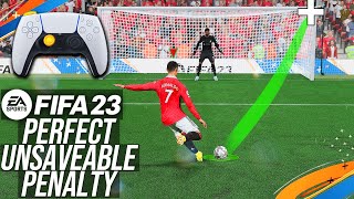 FIFA 23  HOW TO SHOOT THE PERFECT PENALTY  HOW TO SCORE A PENALTY  HOW TO WIN PENALTIES [upl. by Pilihp243]