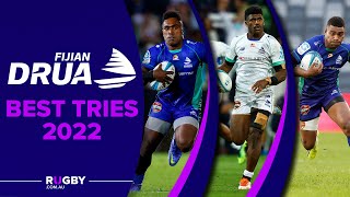 BEST Fijian Drua Tries of 2022  Habosi Ravouvou amp more  Super Rugby Pacific [upl. by Marek]