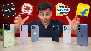 🥳 Best Smartphone Deals Under 10K to 50K 🔥 Amazon amp Flipkart ☀️Summer Sale 2024 😇 [upl. by Bonns]