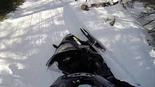 Ski Doo 850 trail ride [upl. by Aynos89]