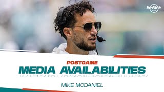 Coach Mike McDaniel meets with the media after LVvsMIA  Miami Dolphins [upl. by Tsirc]