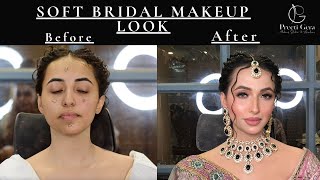 Tutorial 2  SOFT BRIDAL MAKEUP TUTORIAL  2nd Tutorial  preetigera makeoversbypreetigera [upl. by Eicyaj]