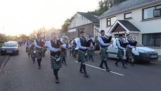 Cavanaleck Pipe Band  Dergina 2024 2 [upl. by Ponzo945]