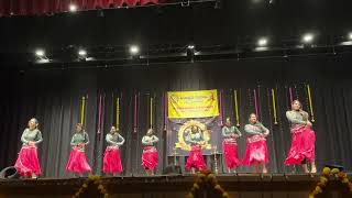 Jilka Jilkare Ra Ra Rakkamma Dance Performance at Boston VSNE Deepavali 2024 [upl. by Syverson]