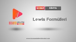 12 Sınıf Kimya  Lewis Formülleri [upl. by Adiahs]