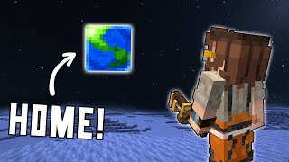 I Landed on THE MOON In Minecraft Create Mod [upl. by Arjan61]