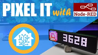 LED Matrix Display for Home Assistant quotPIXELITquot [upl. by Anaid]