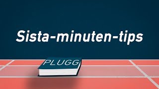 Sista minuten  tips dagen innan provet [upl. by Aihsenor826]