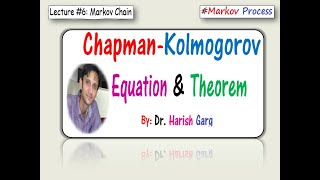 ChapmanKolmogorov Equation amp Theorem  Markov Process [upl. by Parrish468]