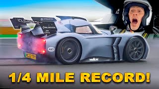 I broke the 14mile world record in this new HYPERCAR [upl. by Ahtimat480]