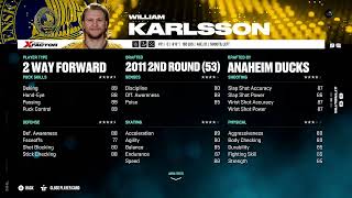 EA SPORTS NHL 25  Online Roster 1 25th September 2024  International Teams Player Attributes [upl. by Annez]