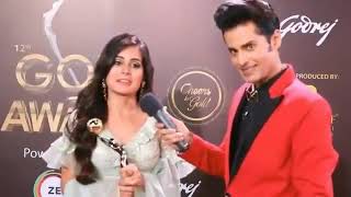 Gold award  Rhea Sharma talking about Shaheer Shaikh [upl. by Shepherd]