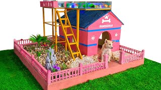 DIY  How To Build Amazing Puppy Dog House and Aquarium [upl. by Eyde990]