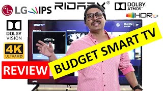 BEST SMART TV IN INDIA IN BUDGET With LG IPS Panel 🔥 RIDAEX BEST SMART TV 🔥 BUDGET 4K SMART TV [upl. by Clawson233]