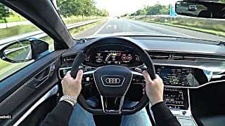 The New Audi RS7 Sportback 2024 Test Drive [upl. by Ahtanamas]