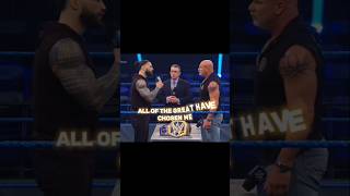 Roman Reigns amp Goldberg face to face 😈🔥wwe shorts [upl. by Neil]