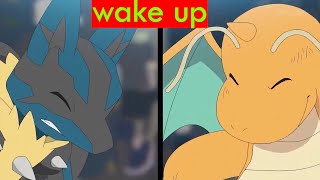 Ash  Dragonite  Vs Korrina  Mega Lucario  Ep 25 Pokemon AMV  Wake up [upl. by Aselehc]