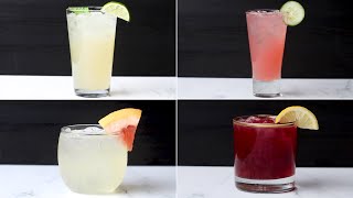 DIY Simple Syrups To Make 4 Delicious Spring Cocktails • Tasty [upl. by Lefton]