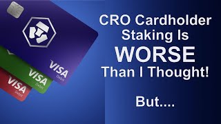 Cryptocom VISA Cards Changing From CRO Lockup to Cardholder CRO Staking WORSE Than I thoughtBUT [upl. by Neff176]