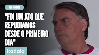 BOLSONARO REPUDIA INVASÕES NO 81 E DIZ QUE CPMI quotNÃO SERVIU DE NADAquot [upl. by Elesig]