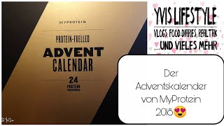 Der MyProtein Adventskalender 2018  Proteinhaltiger Adventskalender  Yvis Lifestyle [upl. by Brunk]