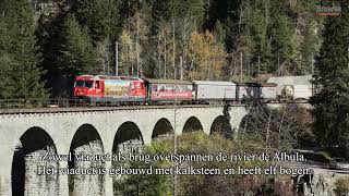 Track View Solisviaduct Graubunden Switzerland [upl. by Naoj]