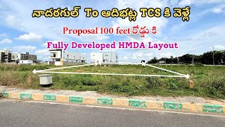 HMDA Open Plot  East Facing  Nadergul  Gurram Guda  Badangpet  Adibatla  Hyderabad Plots [upl. by Enillebyam]