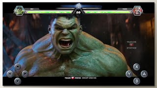 Hulk vs Thanos with Healthbars [upl. by Skilken]