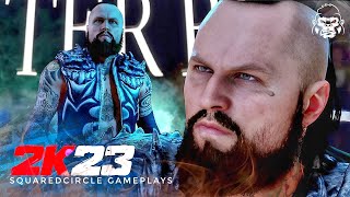 WWE 2K23 Aleister Black w Entrance Theme amp Graphics Pack  Updated WWE 2K23 Mods [upl. by Ramonda207]