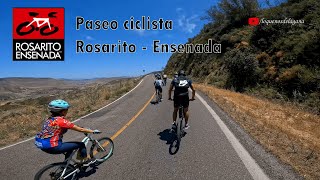 Paseo ciclista Rosarito Ensenada 🚴‍♀️🚵 Así se vive [upl. by Nila]