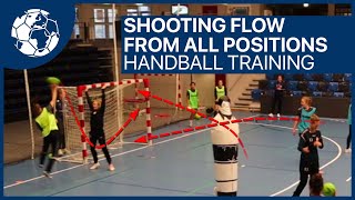 2 Shooting Exercises for all Positions  Handballtraining Jensen Esbjerg  Handball inspires [upl. by Ynez]