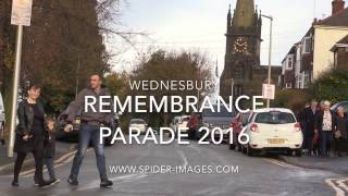 Wednesbury Remembrance parade in 60 seconds [upl. by Cary]