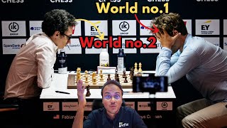 World no2 Caruana vs World no1 Carlsen  Amazing queen endgame  Norway Chess 2024 [upl. by Argile837]